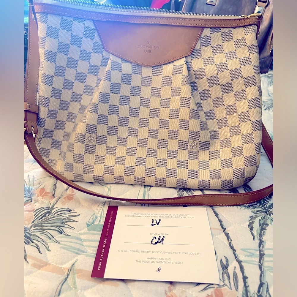 Louis Vuitton Siracusa Damier Azur MM 🌼🌻
